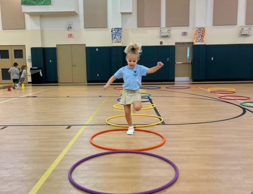 Captured a great moment of one of our early childhood students fully engaged in …