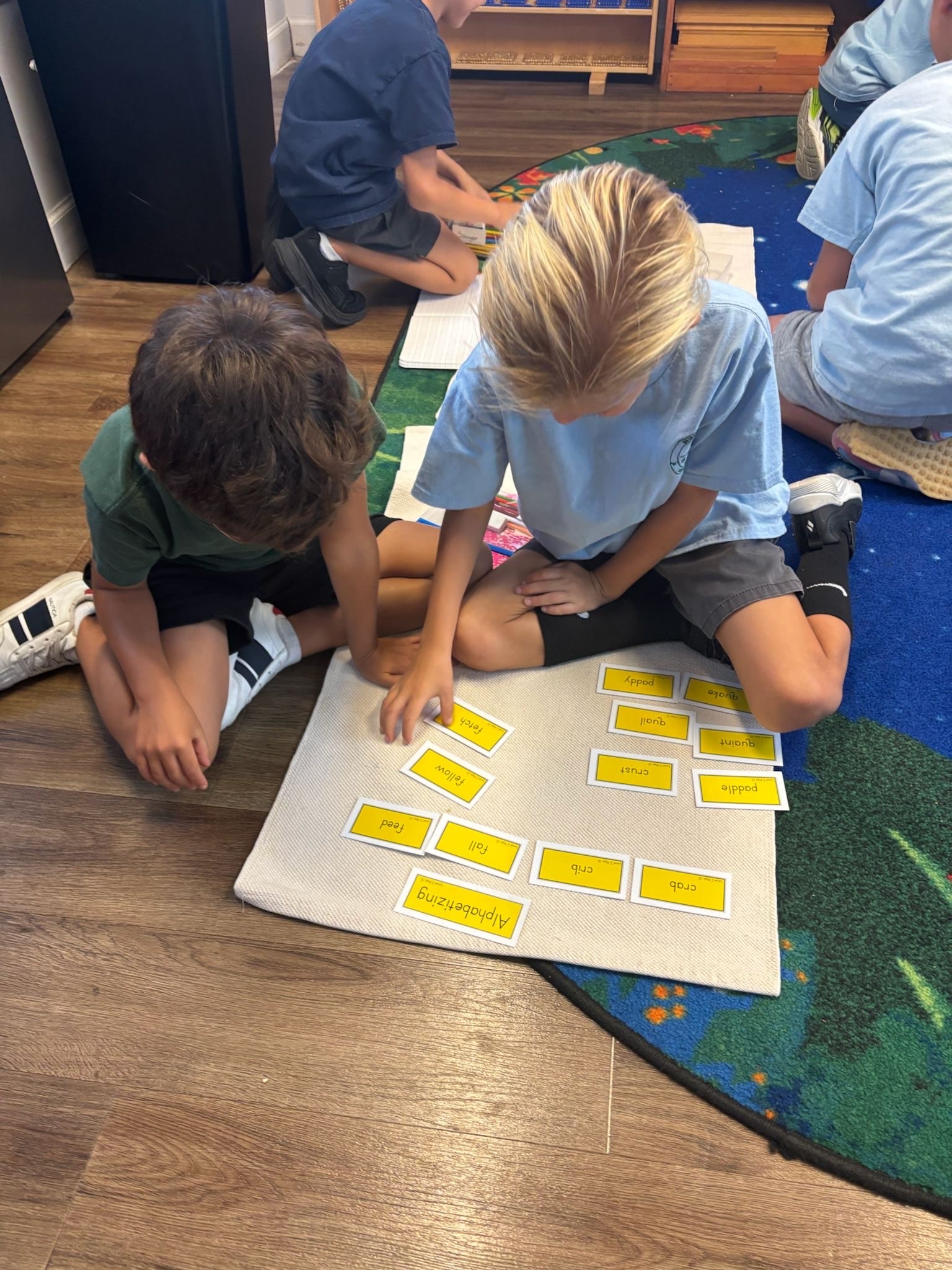 Our Lower Elementary students are settling into their work lessons routine beautifully!…