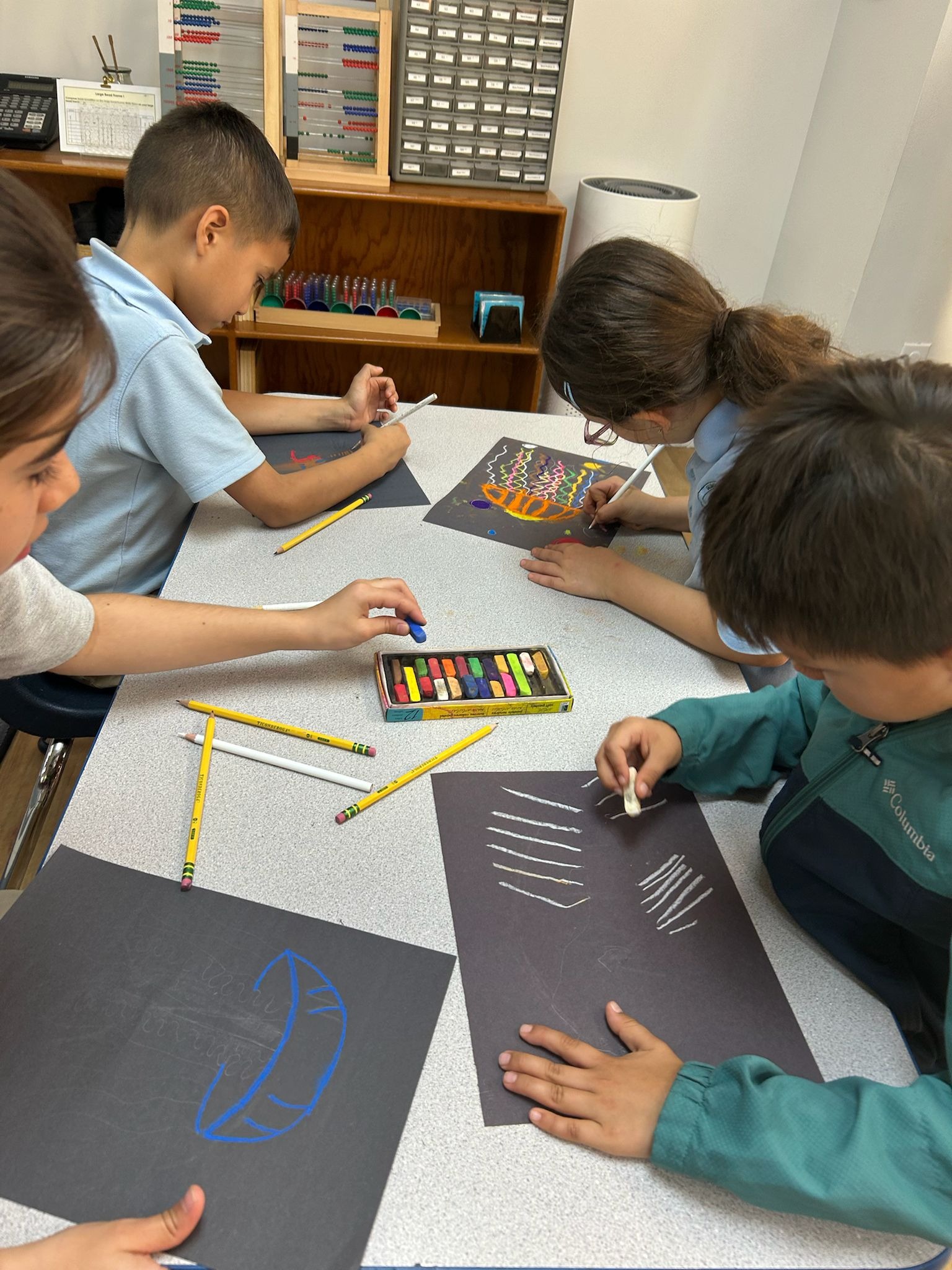 In today’s art session, our students explored the fascinating world of deep…